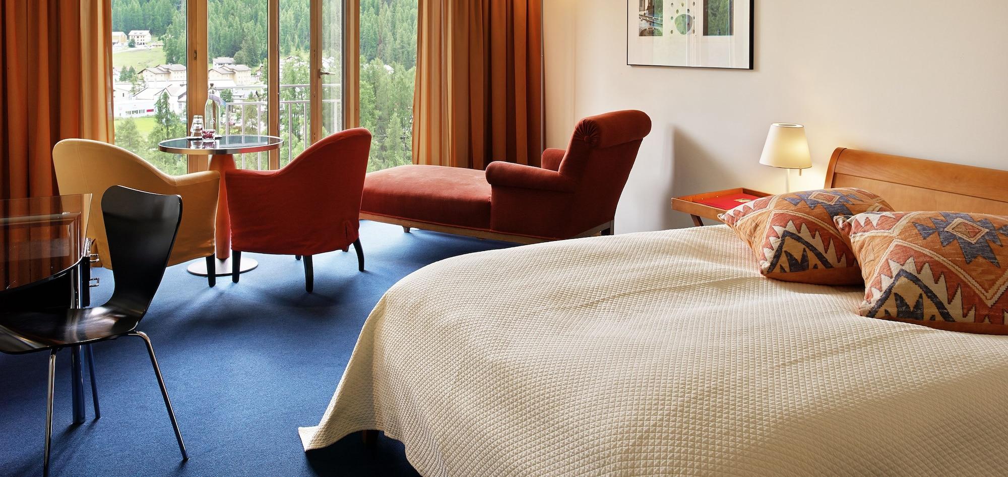 Hotel Saratz Понтрезина Экстерьер фото