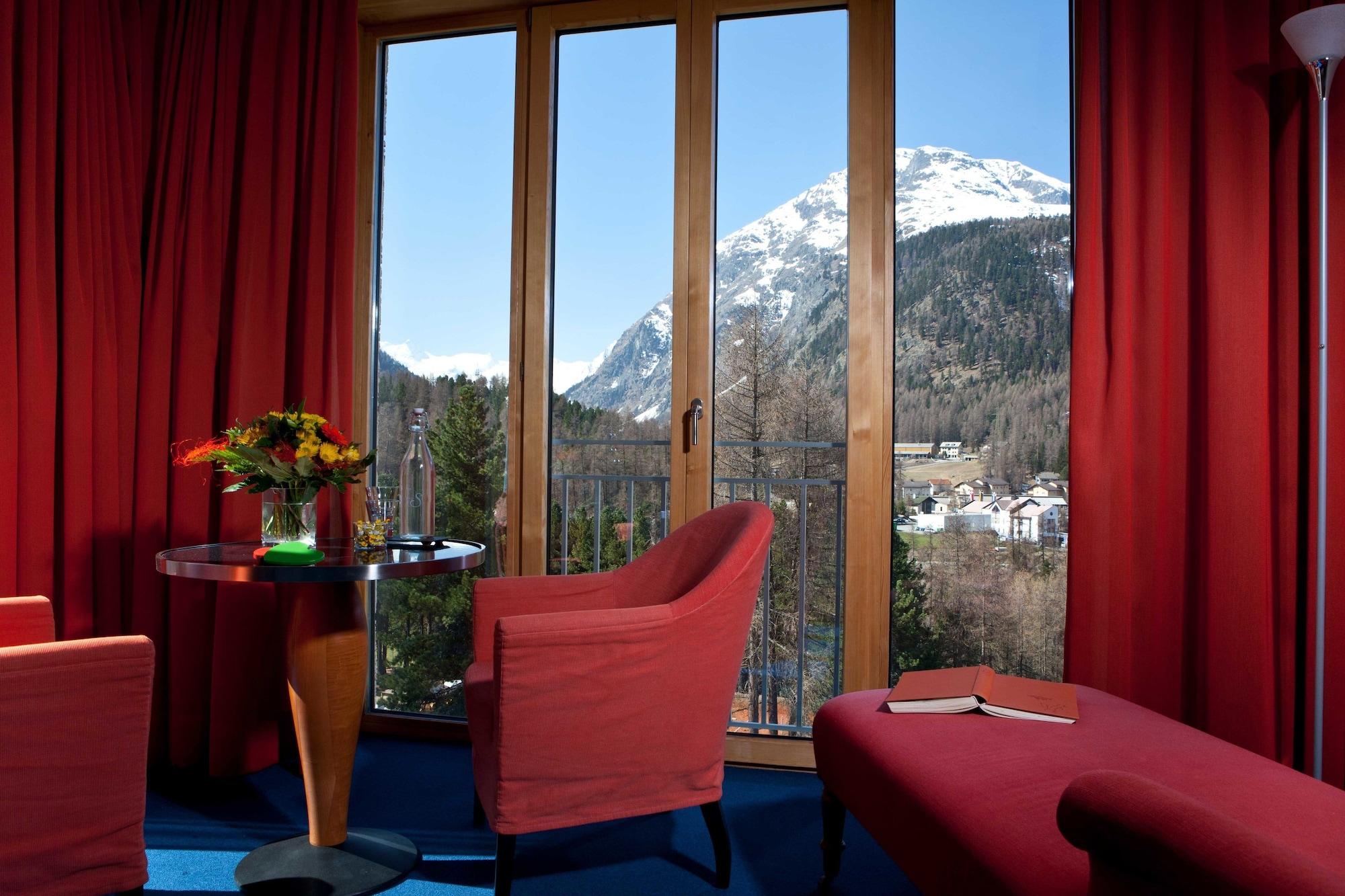 Hotel Saratz Понтрезина Экстерьер фото