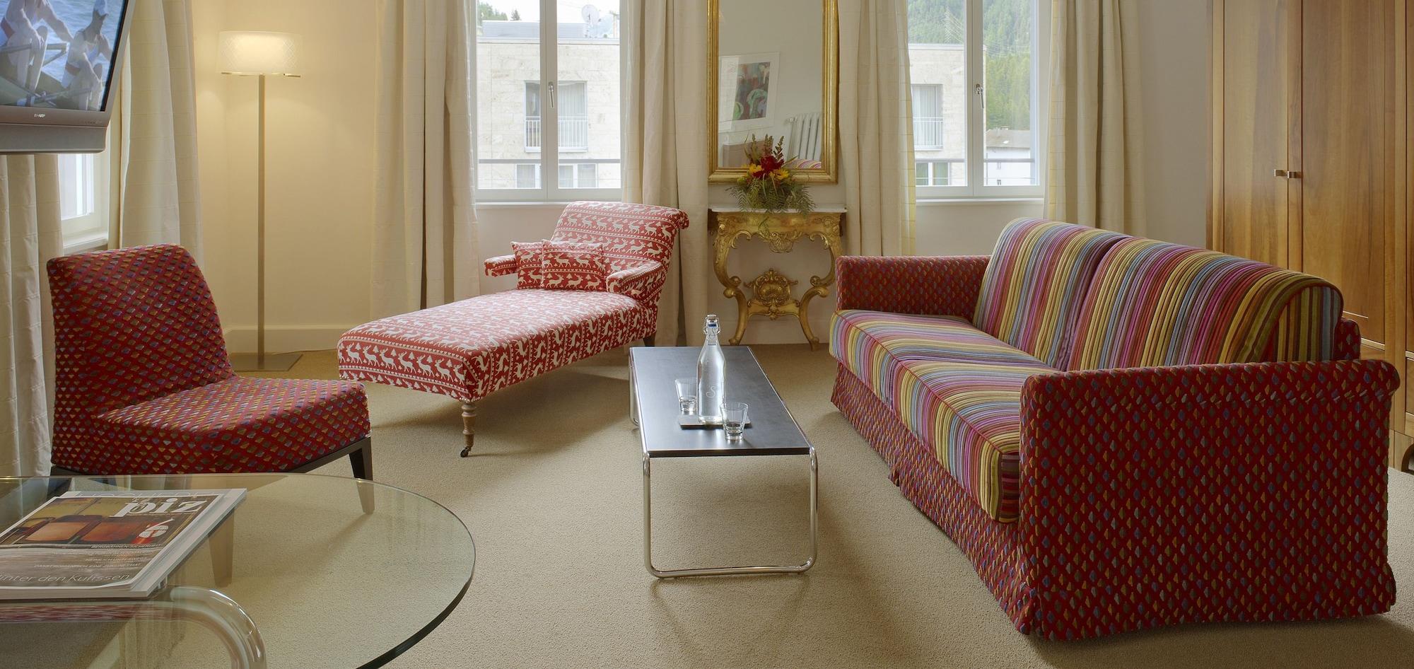 Hotel Saratz Понтрезина Экстерьер фото