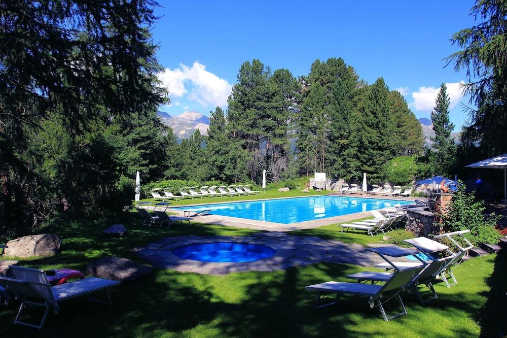 Hotel Saratz Понтрезина Экстерьер фото
