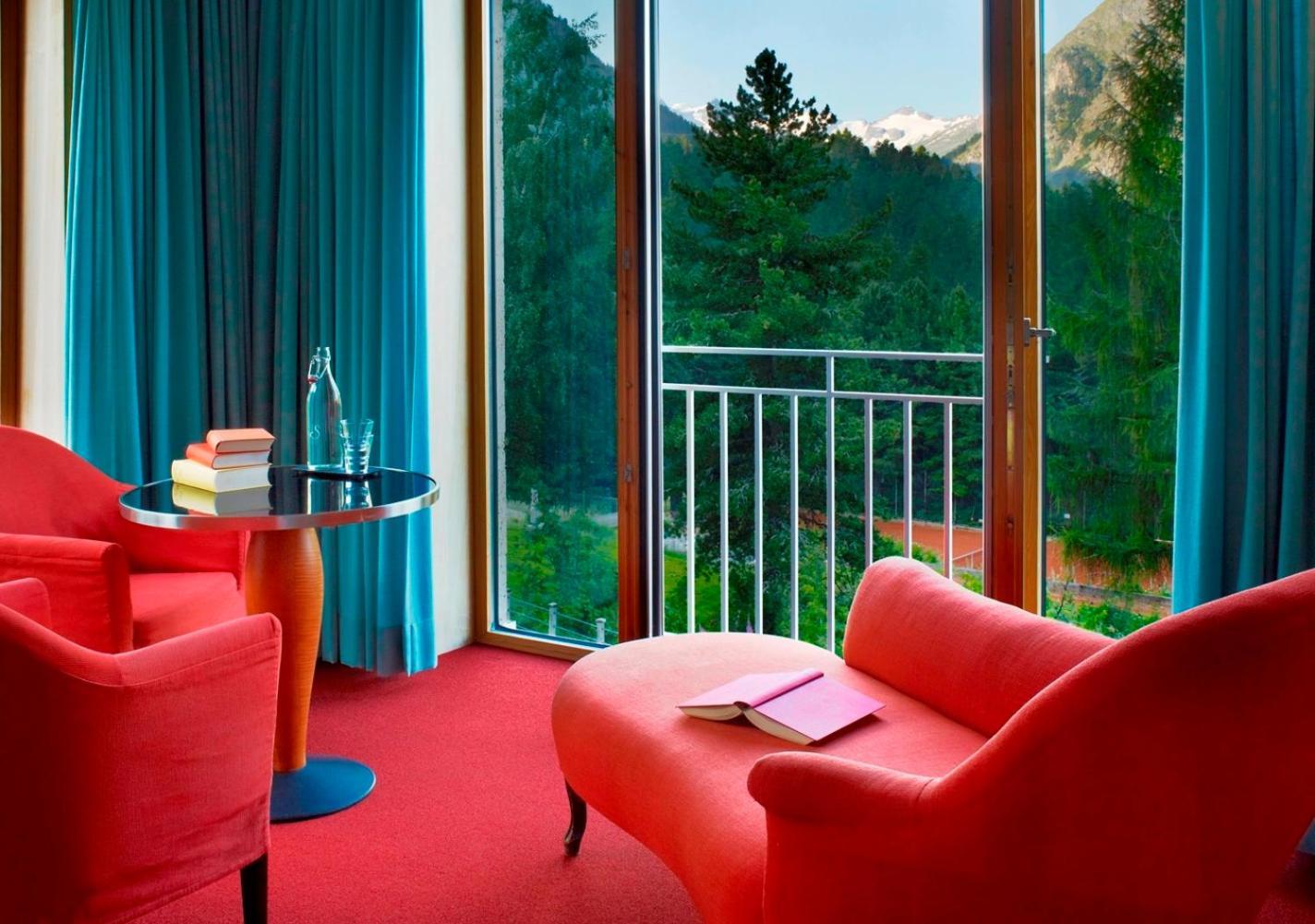 Hotel Saratz Понтрезина Экстерьер фото