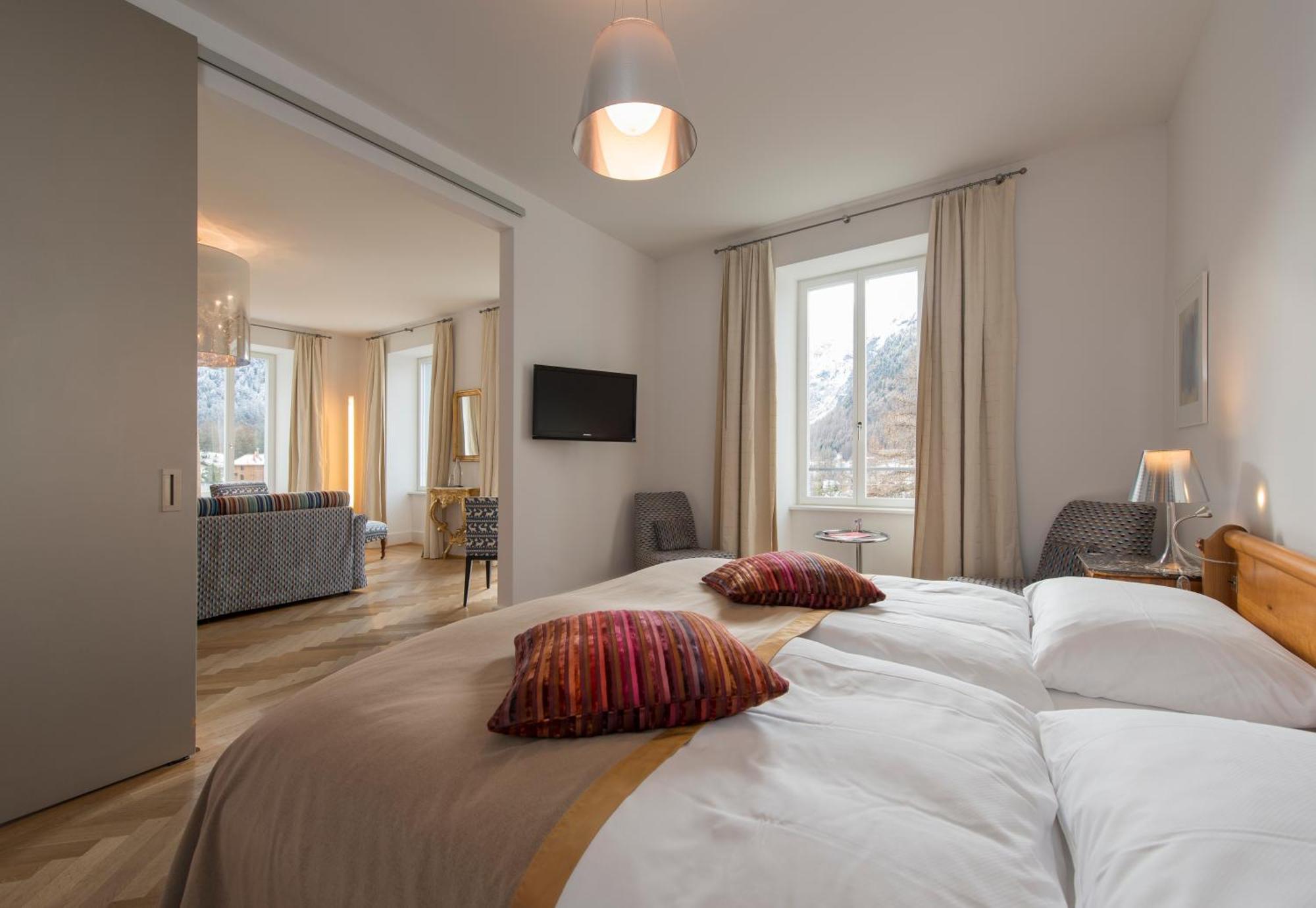 Hotel Saratz Понтрезина Экстерьер фото