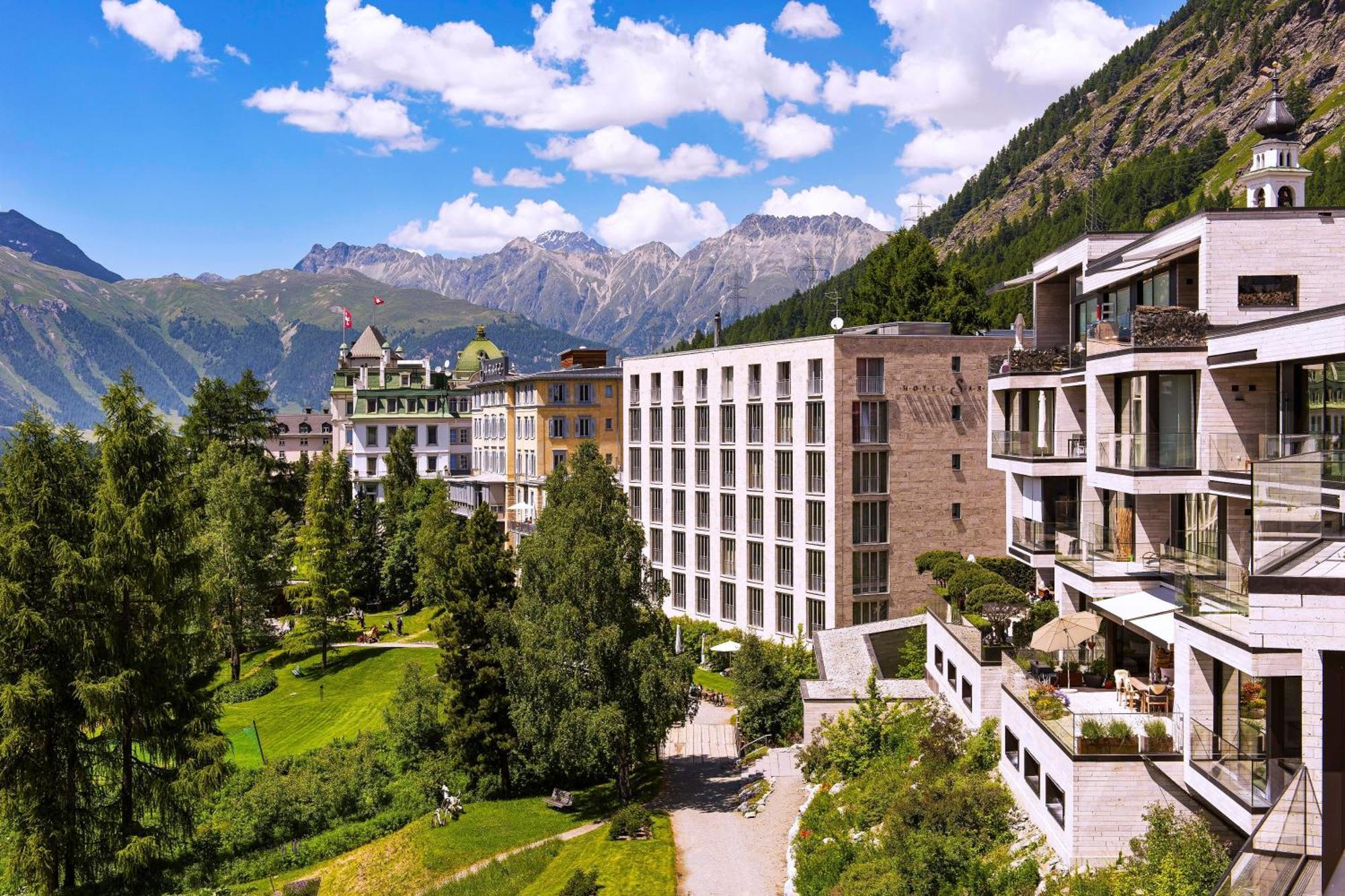 Hotel Saratz Понтрезина Экстерьер фото