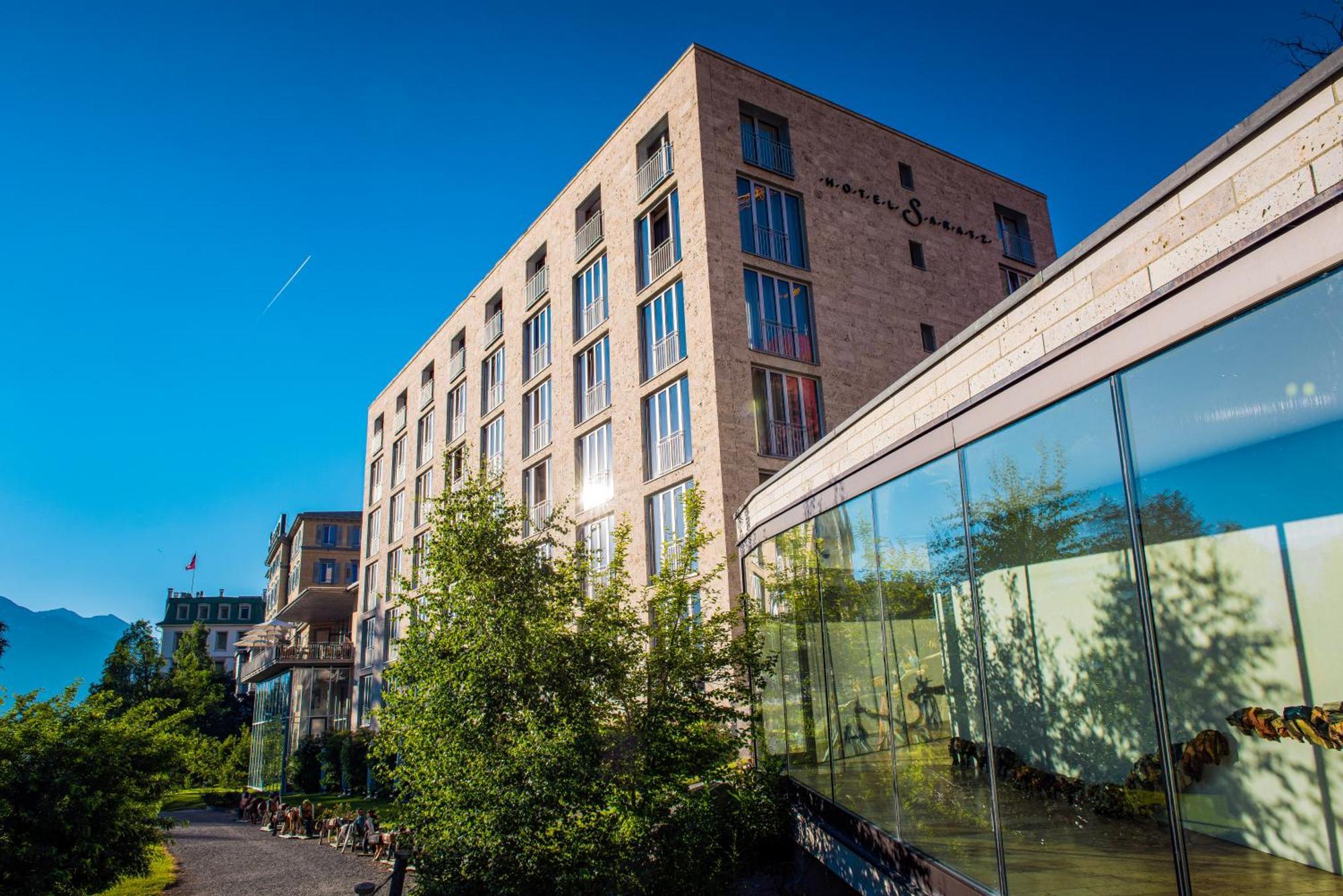 Hotel Saratz Понтрезина Экстерьер фото