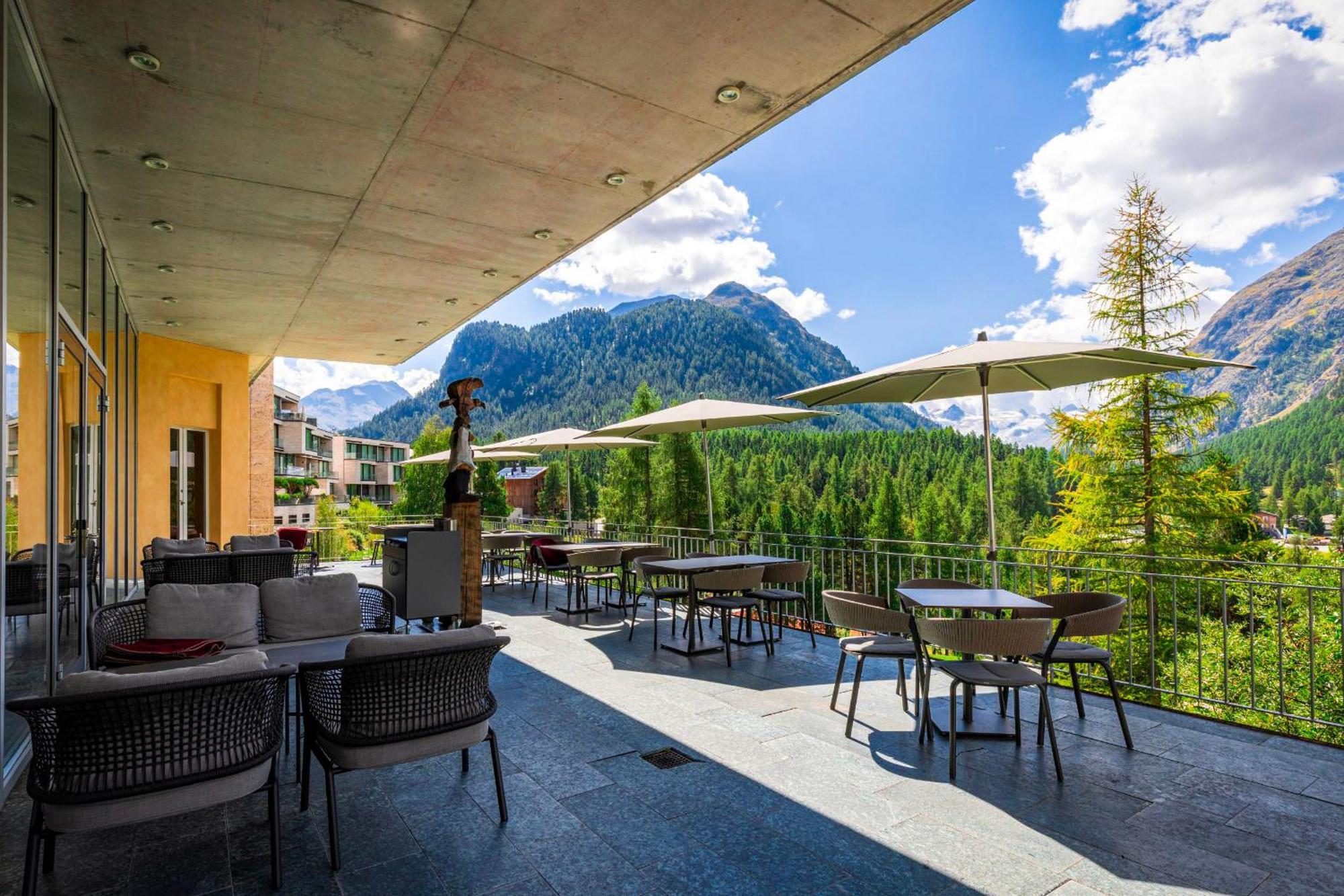 Hotel Saratz Понтрезина Экстерьер фото