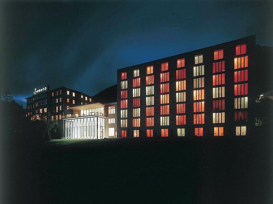 Hotel Saratz Понтрезина Экстерьер фото
