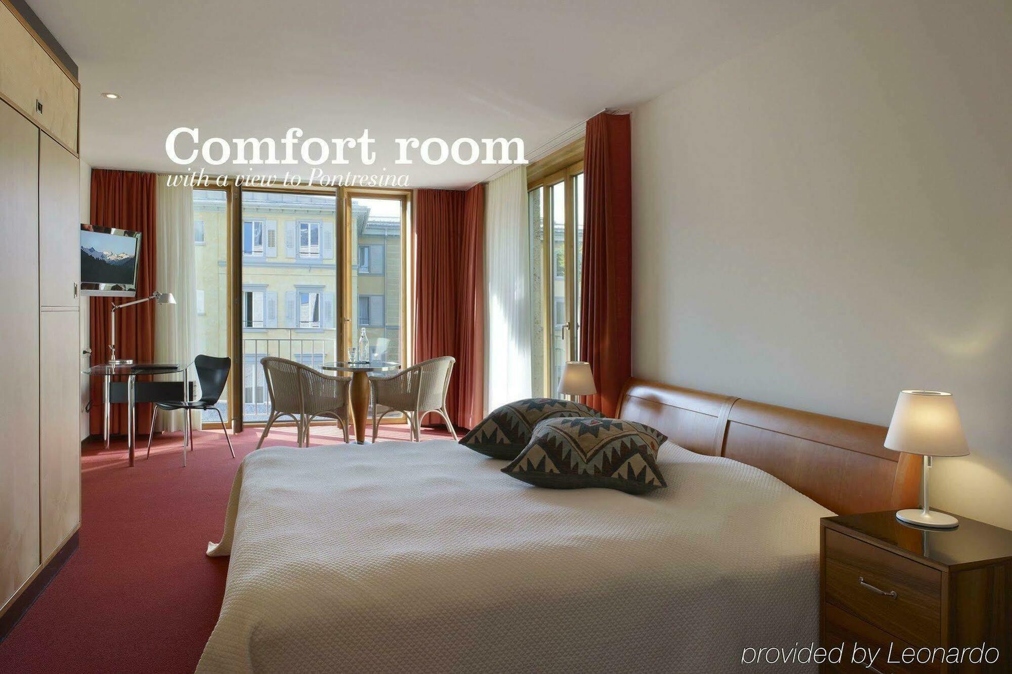 Hotel Saratz Понтрезина Экстерьер фото